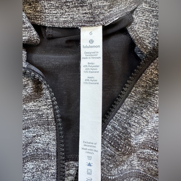 Lululemon Define Jacket Size 6 Long Sleeve Full Zip
Heathered Black - Picture 15 of 15